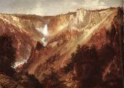 Moran, Thomas Lower falls of the yellowstone oil painting